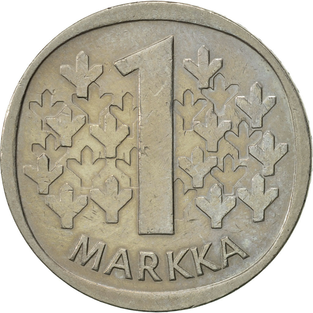 Coin, Finland, Markka, 1970, EF(40-45), Copper-nickel, KM:49a