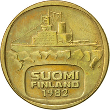 Finland, 5 Markkaa, 1982, EF(40-45), Aluminum-Bronze, KM:57
