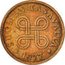 Coin, Finland, 5 Pennia, 1977, EF(40-45), Copper, KM:45