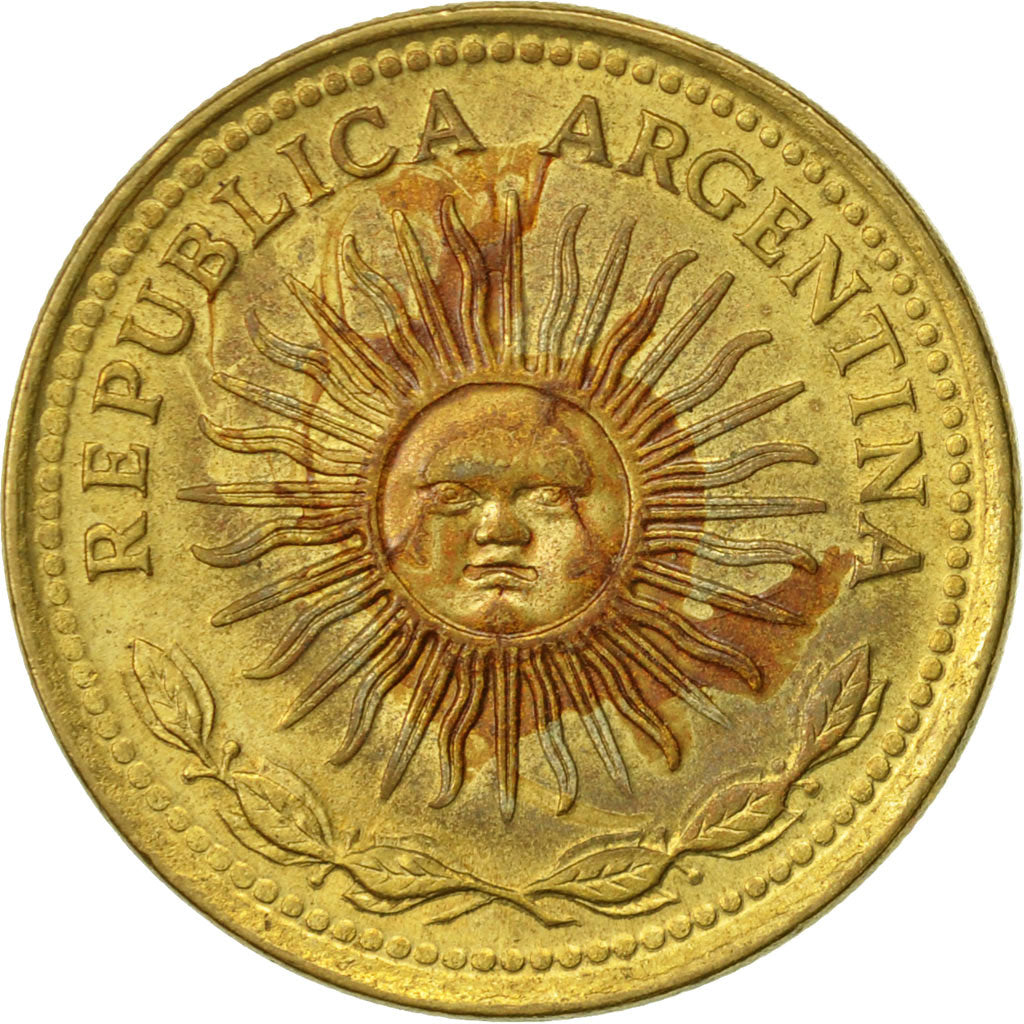 Coin, Argentina, 10 Pesos, 1976, EF(40-45), Aluminum-Bronze, KM:72