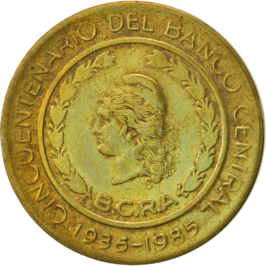 Argentine, 50 Pesos, 1985, TTB+, Aluminum-Bronze, KM:94