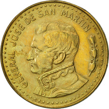 Coin, Argentina, 50 Pesos, 1981, AU(50-53), Brass Clad Steel, KM:83a