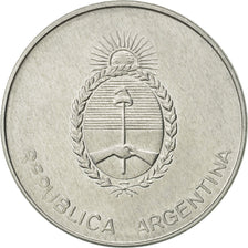 Argentina, 500 Australes, 1990, AU(50-53), Aluminum, KM:104