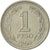 Moneta, Argentina, Peso, 1960, AU(55-58), Nikiel powlekany stalą, KM:57