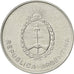 Coin, Argentina, 100 Australes, 1990, AU(55-58), Aluminum, KM:103