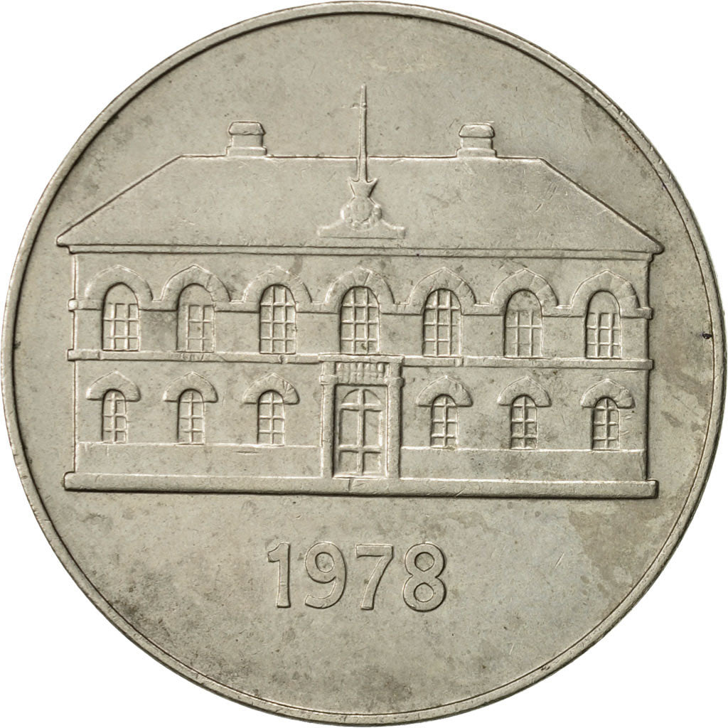 Iceland, 50 Kronur, 1978, AU(50-53), Copper-nickel, KM:19
