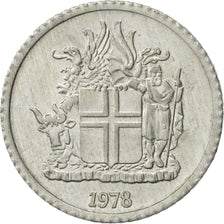 Islandia, Krona, 1978, EBC, Aluminio, KM:23