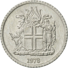 Iceland, Krona, 1978, AU(55-58), Aluminum, KM:23
