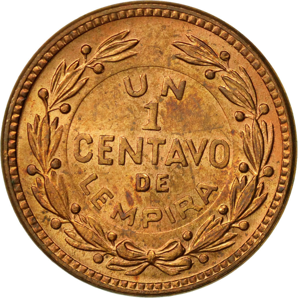 Moneda, Honduras, Centavo, 1957, MBC+, Bronce, KM:77.2