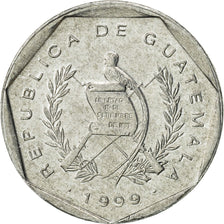 Guatemala, Centavo, Un, 1999, AU(55-58), Aluminum, KM:282