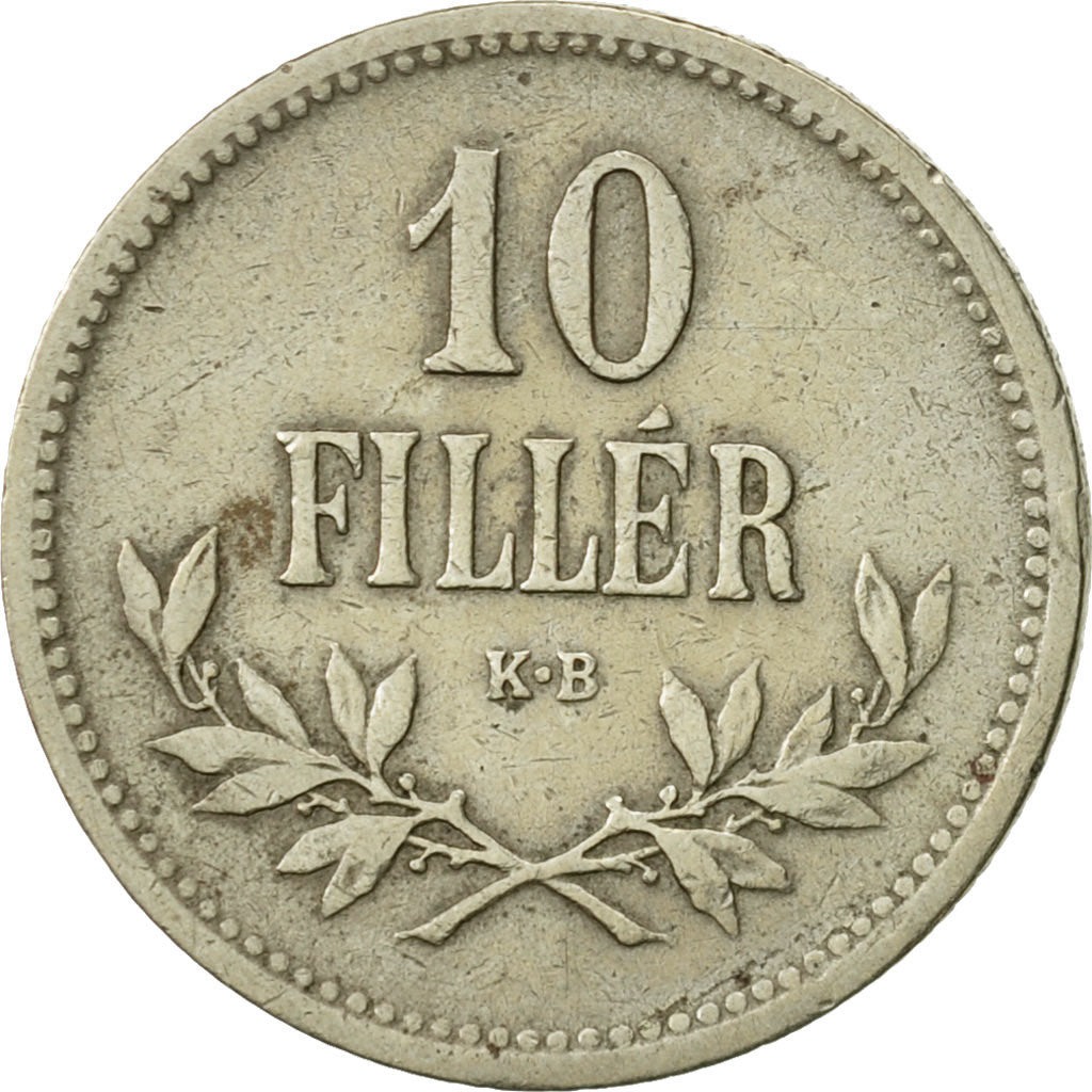 Coin, Hungary, Franz Joseph I, 10 Filler, 1915, Kormoczbanya, EF(40-45)