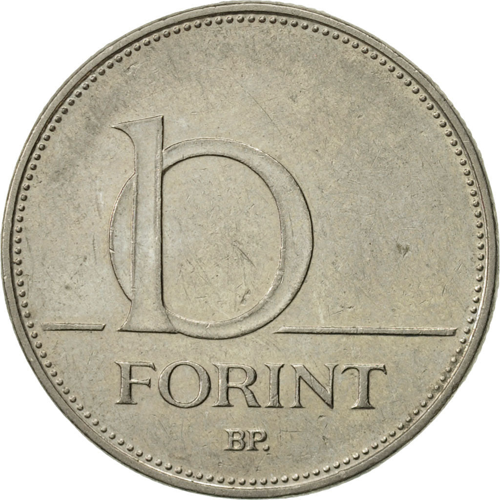 Moneta, Ungheria, 10 Forint, 1994, Budapest, BB+, Rame-nichel, KM:695