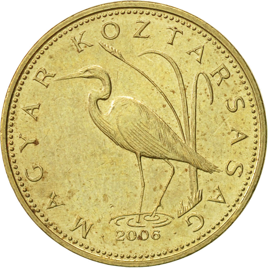 Coin, Hungary, 5 Forint, 2006, Budapest, AU(50-53), Nickel-brass, KM:694
