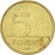 Munten, Hongarije, 5 Forint, 2006, Budapest, ZF+, Nickel-brass, KM:694