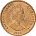 Monnaie, Îles Caïmans, Elizabeth II, Cent, 1996, SUP, Copper Plated Steel