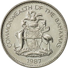 Bahamas, Elizabeth II, 5 Cents, 1987, Franklin Mint, SUP+, Copper-nickel, KM:60