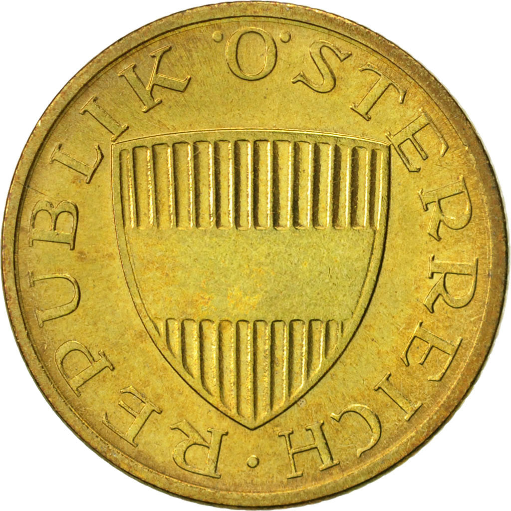 Coin, Austria, 50 Groschen, 1989, AU(55-58), Aluminum-Bronze, KM:2885