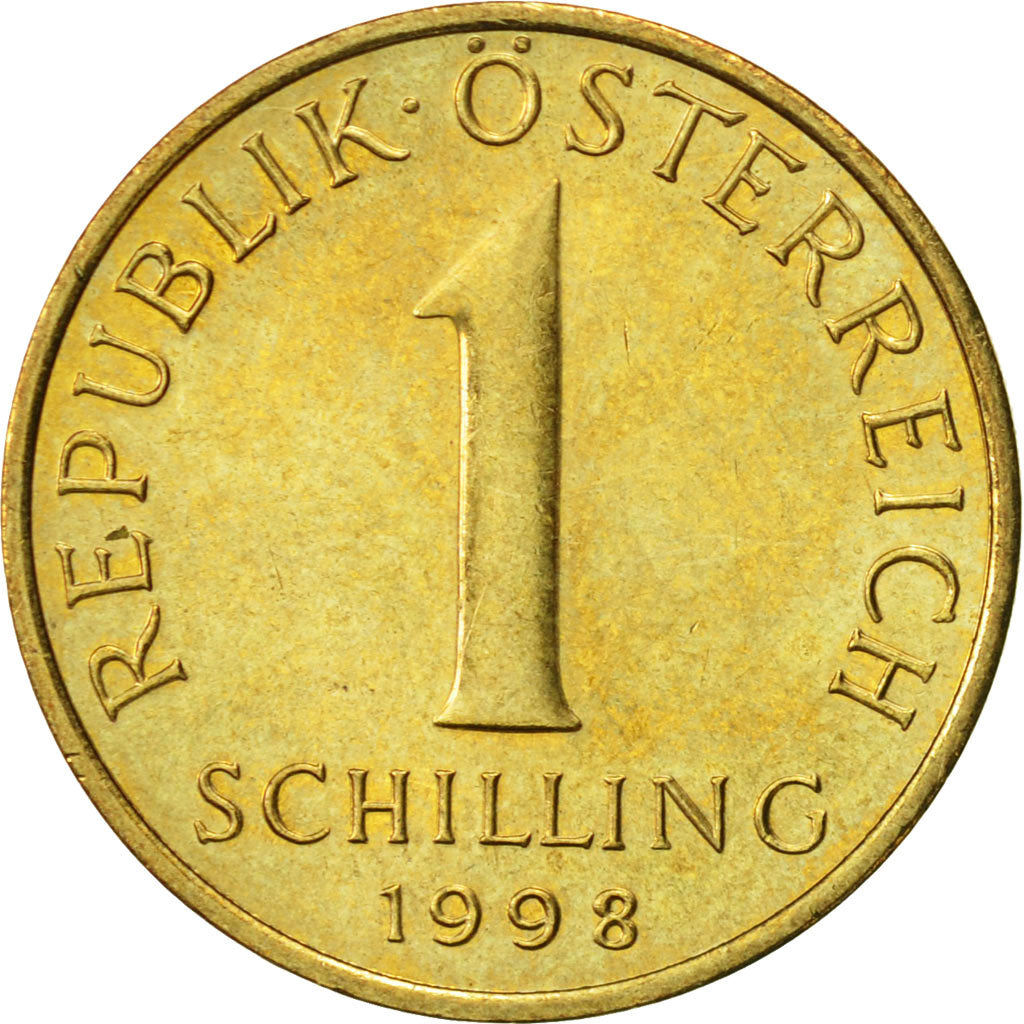 Coin, Austria, Schilling, 1998, AU(50-53), Aluminum-Bronze, KM:2886