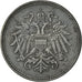 Austria, Karl I, 20 Heller, 1918, EF(40-45), Iron, KM:2826