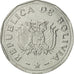Moneda, Bolivia, 2 Bolivianos, 1995, EBC, Acero inoxidable, KM:206.2