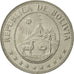 Moneda, Bolivia, 50 Centavos, 1972, MBC+, Níquel recubierto de acero, KM:190