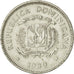 Moneda, República Dominicana, 5 Centavos, 1989, MBC+, Níquel recubierto de