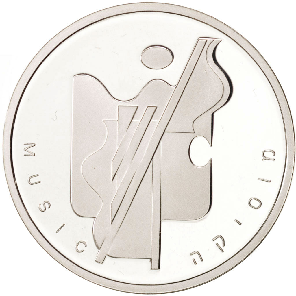 Moneta, Israele, New Sheqel, 2001, Utrecht, Netherlands, FDC, Argento, KM:351