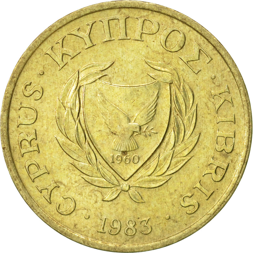 Monnaie, Chypre, Cent, 1983, SUP, Nickel-brass, KM:53.1