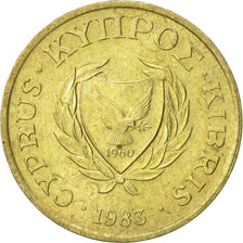 Monnaie, Chypre, Cent, 1983, SUP, Nickel-brass, KM:53.1