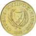 Munten, Cyprus, 20 Cents, 1983, ZF+, Nickel-brass, KM:57.1