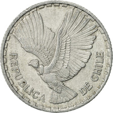 Chile, 1/2 Centesimo, 1962, AU(50-53), Aluminum, KM:192