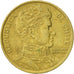 Coin, Chile, 10 Pesos, 1993, Santiago, AU(50-53), Aluminum-Bronze, KM:228.2