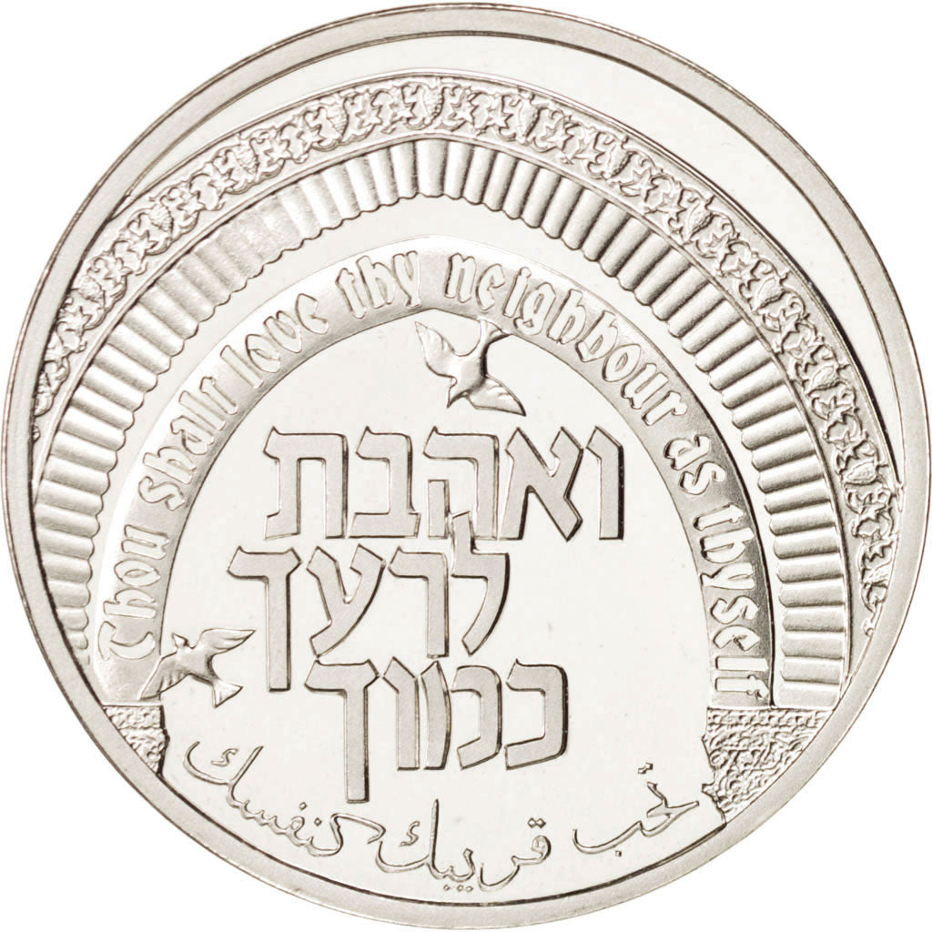 Moneta, Israele, New Sheqel, 2000, Utrecht, Netherlands, FDC, Argento, KM:336