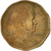 Coin, Chile, 50 Pesos, 1989, EF(40-45), Aluminum-Bronze, KM:219.2