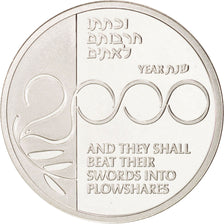 Israel, New Sheqel, 2000, Utrecht, Millennium, Silver, KM:328