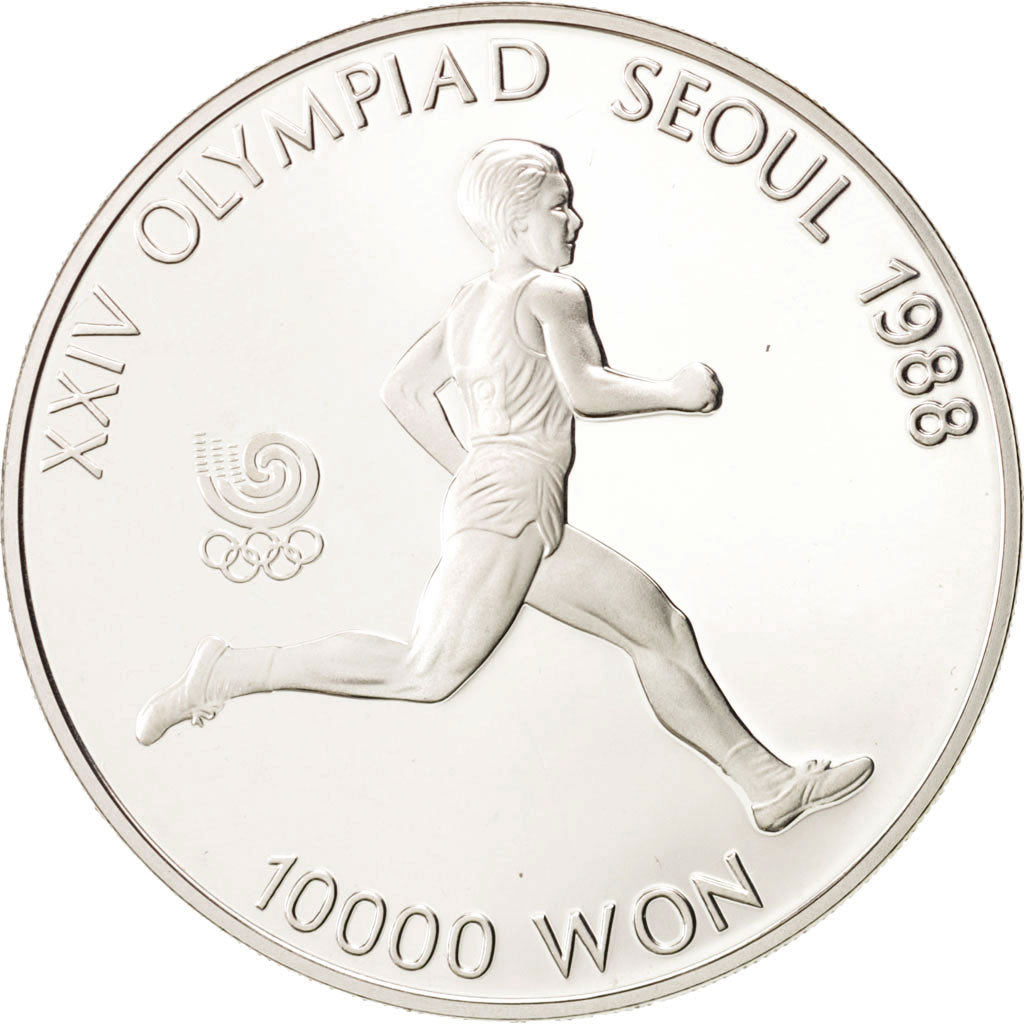 KOREA-SOUTH, 10000 Won, 1986, Silver, KM:56