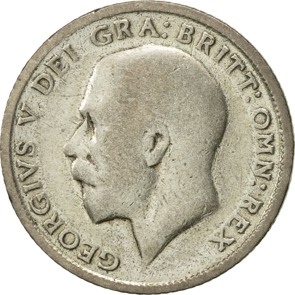 Great Britain, George V, 6 Pence, 1923, VF(20-25), Silver, KM:815a.1