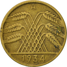 Coin, GERMANY, WEIMAR REPUBLIC, 10 Reichspfennig, 1934, Berlin, EF(40-45)