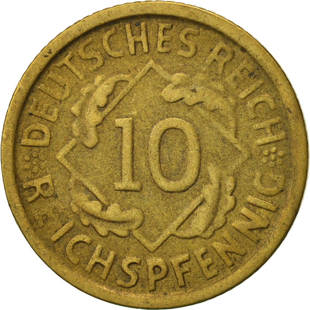 Coin, GERMANY, WEIMAR REPUBLIC, 10 Reichspfennig, 1934, Berlin, EF(40-45)
