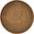 Coin, GERMANY - FEDERAL REPUBLIC, 2 Pfennig, 1973, Stuttgart, VF(30-35), Copper