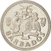 Moneda, Barbados, 2 Dollars, 1973, Franklin Mint, SC+, Cobre - níquel, KM:15