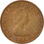Münze, Jersey, Elizabeth II, Penny, 1990, SS, Bronze, KM:54