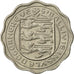Guernsey, Elizabeth II, 3 Pence, 1959, Heaton, AU(50-53), Copper-nickel, KM:18