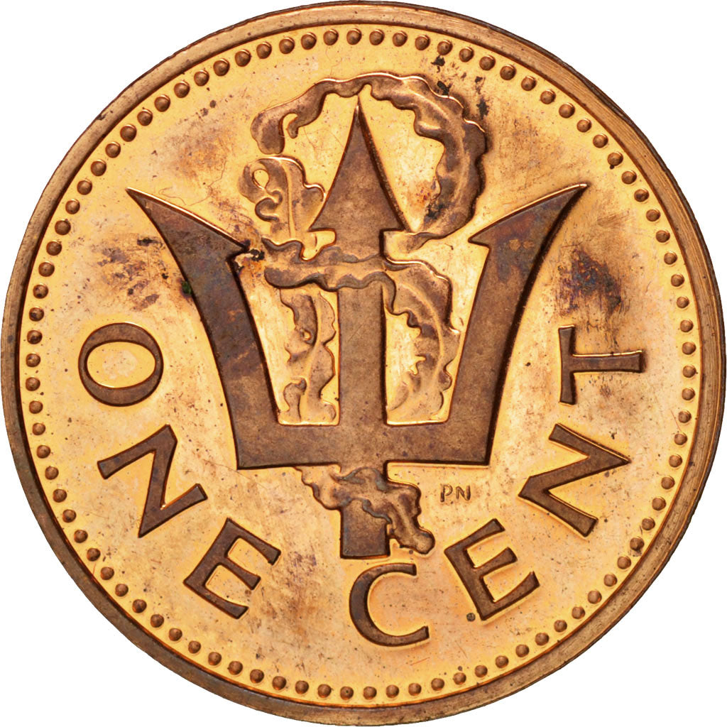 Münze, Barbados, Cent, 1973, Franklin Mint, UNZ, Bronze, KM:10