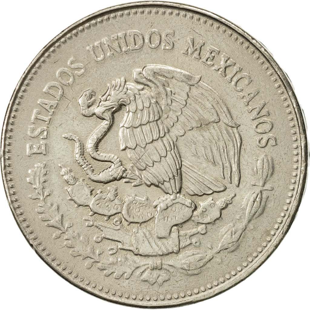 Moneda, México, 200 Pesos, 1985, Mexico City, MBC, Cobre - níquel, KM:509
