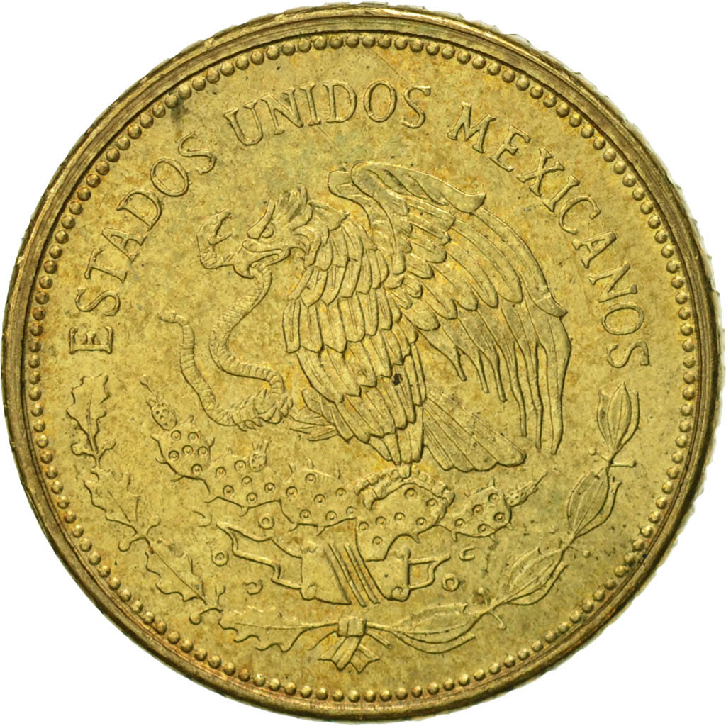 Moneda, México, 5 Pesos, 1987, Mexico City, MBC, Latón, KM:502