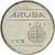 Coin, Aruba, Beatrix, 5 Cents, 2001, Utrecht, AU(50-53), Nickel Bonded Steel