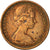 Moneda, Australia, Elizabeth II, Cent, 1967, MBC, Bronce, KM:62