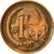 Moneda, Australia, Elizabeth II, Cent, 1967, MBC, Bronce, KM:62