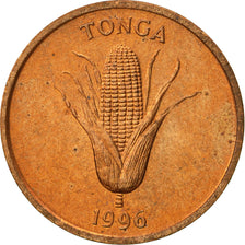 Munten, Tonga, King Taufa'ahau Tupou IV, Seniti, 1996, PR, Bronze, KM:66